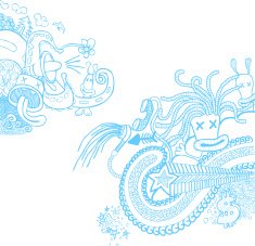 Doodle Blue N2