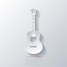 Guitar icon Music background N2
