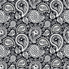 Abstract seamless doodle pattern N4