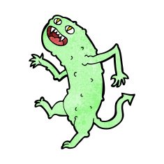 Cartoon monster N220