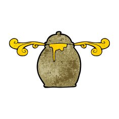 cartoon honey pot N29