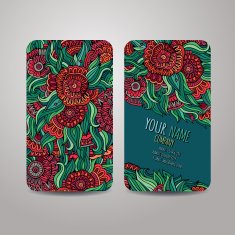 Vector decorative floral background N3