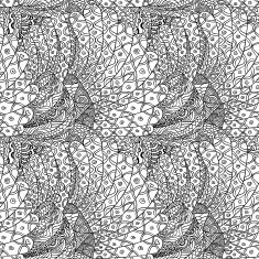 abstract hand drawn seamless background pattern N2