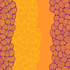 Seamless abstract wave hand-drawn pattern N6