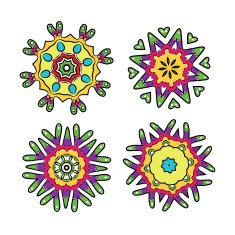 Set of floral ornaments for your design N3