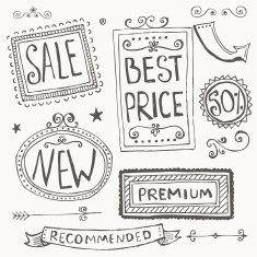 Doodle Frames and design elements N30