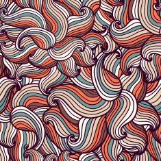 Hand drawn wavy background N5