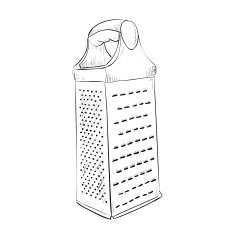 Vector sketch hand drawn of kitchen utensils N5