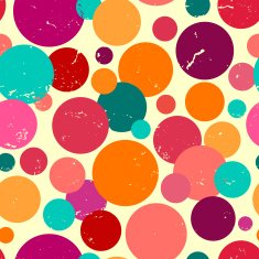 Seamless pattern with dots