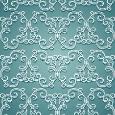Seamless Ornate Pattern (Vector) Hand Drawn Texture N138