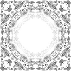 Abstract floral lacy background