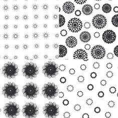 Seamless pattern polka dot for wallpaper fills web page