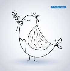 Bird vector illustration N6