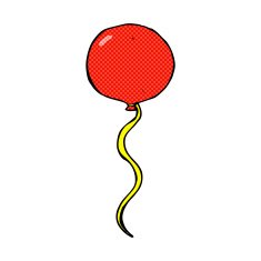 comic cartoon party balloon N3