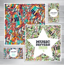 The set of templates with a musical patterns N2