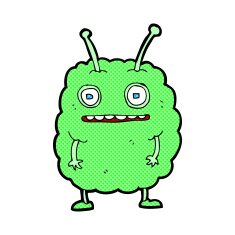 comic cartoon funny alien monster N3