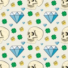 Skull pattern N2