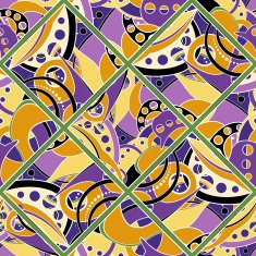 Vector Seamless Colored Abstract Pattern N9