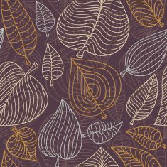 Seamless pattern with leaves N20
