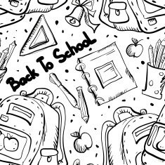 Seamless education wallpaper background N4