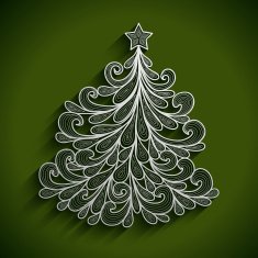 Abstract Christmas Tree N9