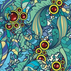 Abstract decorative seamless colorful pattern N4