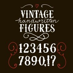 Vintage vector figures N2