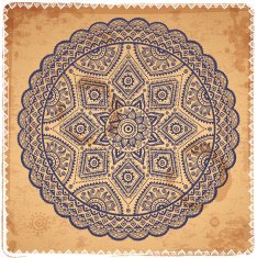 Beautiful Indian floral ornament N11