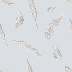Vector Seamless Pattern of Plumage N20
