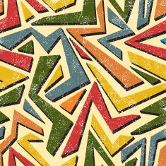 Absract graffiti seamless pattern