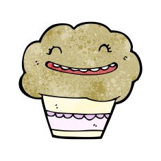 Cartoon Muffin N89