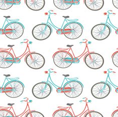 bicycles seamless pattern N4