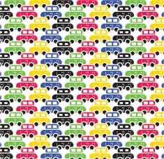 Vector of retro car pattern for background