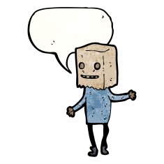 ugly man with bag on head N5