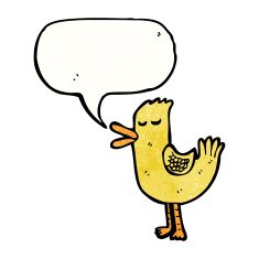 Funny Cartoon Duck N27