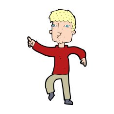cartoon dancing man N96