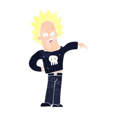 cartoon nasty boy N14