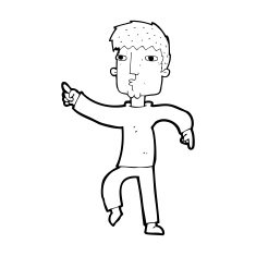 cartoon dancing man N97