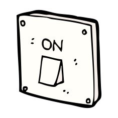 Cartoon Light Switch N41
