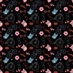 Hipster Doodles Colorful Seamless Pattern N2