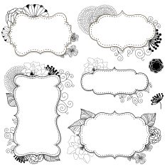 Floral Vintage Frames