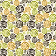 Seamless floral doodle summer texture
