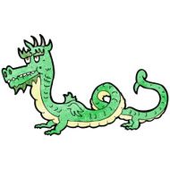 cartoon chinese dragon N26