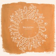 Circle Floral Pattern