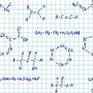 Seamlessly vector pettern - chemistry
