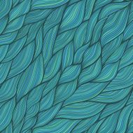 Abstract retro wave doodle pattern N5
