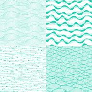 Abstract background pattern set
