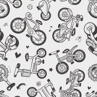 seamless bike pattern N2