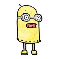 Cartoon Robot N462