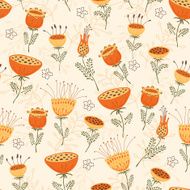 Cute seamless floral pattern N2